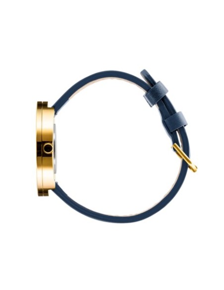 PICTO | 40 MM / HVID URSKIVE / MIDNATSBLÅ LÆDERREM PICTO | 40 MM / HVID URSKIVE / MIDNATSBLÅ LÆDERREM