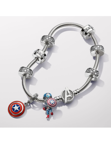 Captain America vedhæng | Pandora | Guldsmed Hartmann