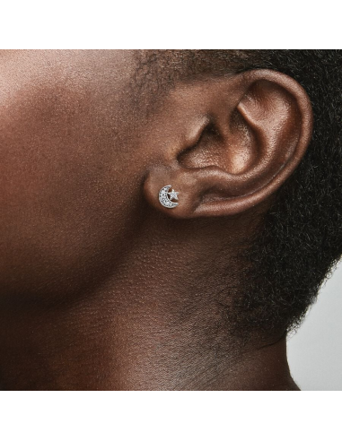 PANDORA | Funklende Måne & Stjerne Ørestikker