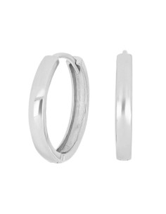 Siersbøl | Rhod. sølv creoler 19mm