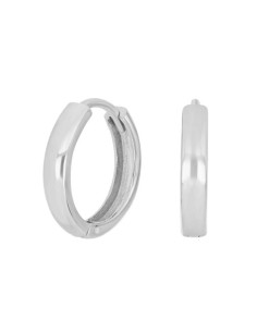 Siersbøl | Rhod. sølv creoler 16mm