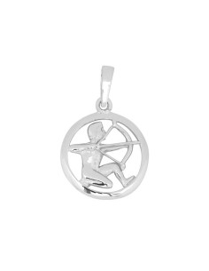 Siersbøl | Rhod. sølvvedhæng SKYTTEN 15mm