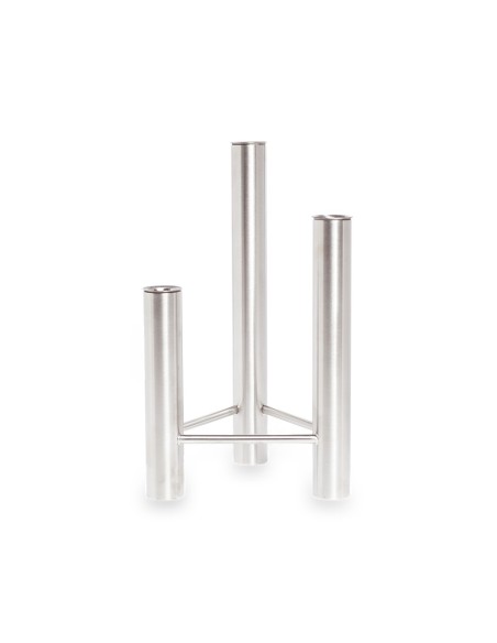 Kay Bojesen | VISTA VASE OG LYSESTAGE MAT STÅL