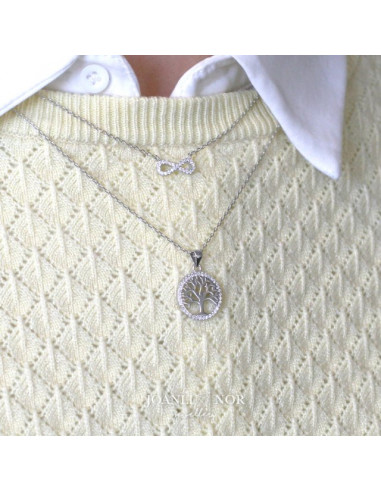 JOANLI NOR | RHD. SØLV HALSKÆDE CAIANOR 15 MM