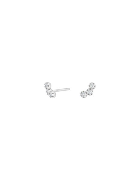 JOANLI NOR | Rhd. sølv ørestikker NANANOR