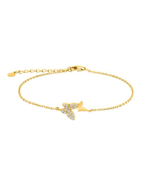 JOANLI NOR | Forgyldt sølv armbånd NELLIENOR