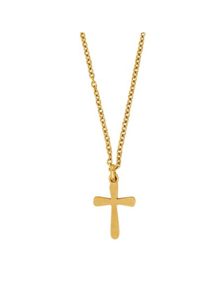 SON OF NOA | SON kæde stål IP gold med kors