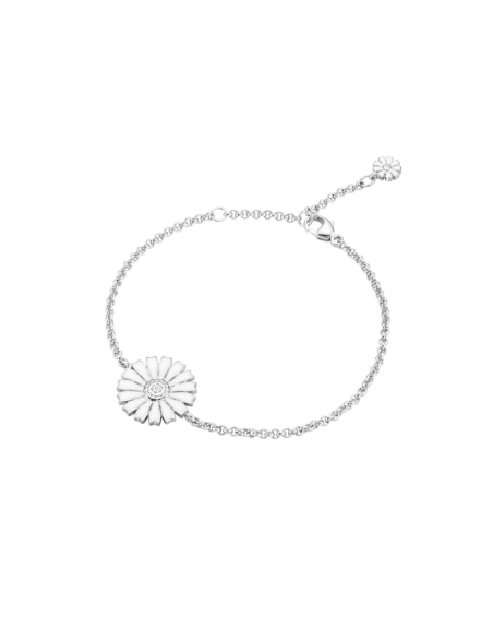 GEORG JENSEN | Daisy Armbånd, hvid emalje GEORG JENSEN | Daisy Armbånd, hvid emalje