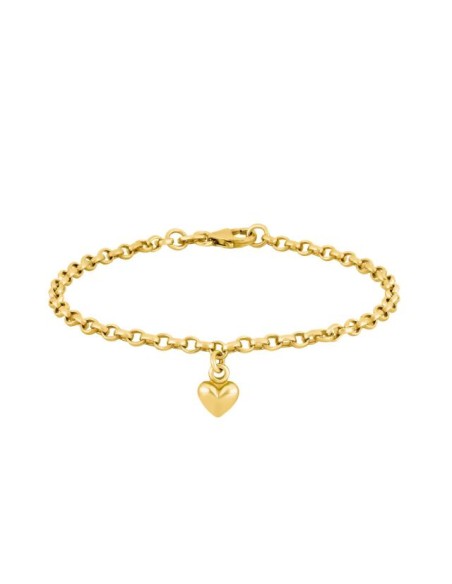 NOA KIDS JEWELLERY | Forg. sølvarmbånd m/1 hjerte