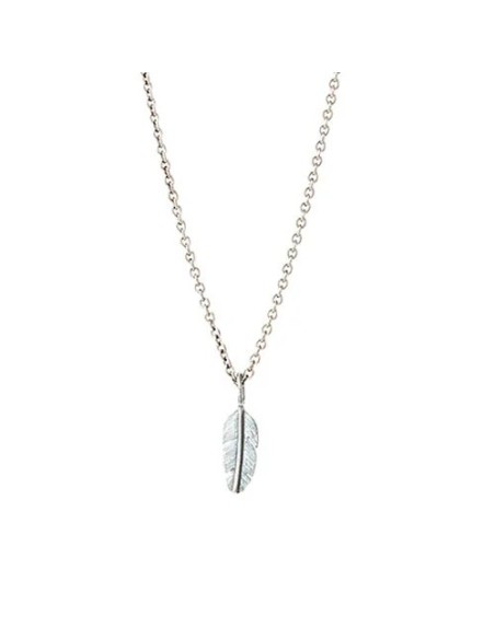 HEIRING | FJER VEDHÆNG MINI RHODINERET HEIRING | FJER VEDHÆNG MINI RHODINERET