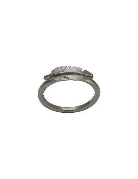 HEIRING | FJER RING MINI OXIDERET