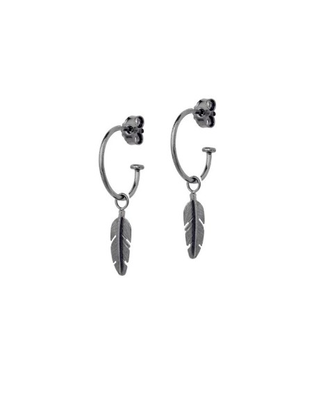 HEIRING | CREOL MED MINI FJER OXIDERET