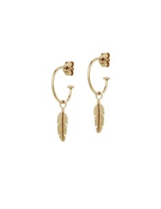 HEIRING | CREOL MED MINI FJER FORGYLDT