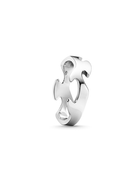 GEORG JENSEN | FUSION RING I 18 KT HVIDGULD GEORG JENSEN | FUSION RING I 18 KT HVIDGULD