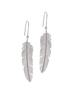 HEIRING | FJER STOR ØREBØJLE RHODINERET