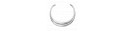 GEORG JENSEN CURVE HALSRING STERLING SØLV GEORG JENSEN CURVE HALSRING STERLING SØLV
