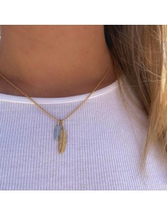 HEIRING | FJER VEDHÆNG LILLE FORGYLDT 2