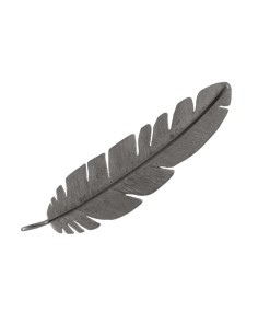 HEIRING | BROCHE MAXI FJER OXIDERET