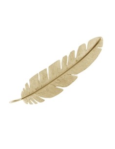 HEIRING | BROCHE MAXI FJER FORGYLDT