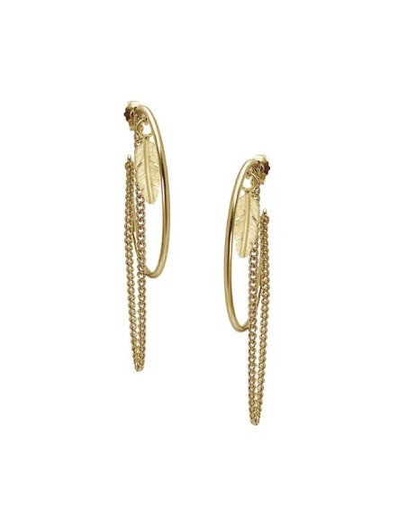 HEIRING | CREOL MED FJER OG KÆDER FORGYLDT