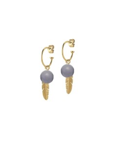 HEIRING | CREOL MED ANGELIT OG FJER FORGYLDT