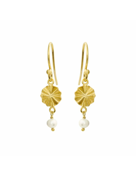 SUSANNE FRIIS BJØRNER | Øreringe i forgyldt med kroge