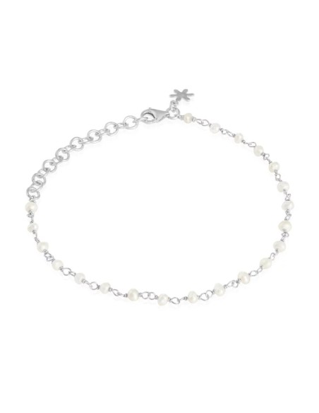 SUSANNE FRIIS BJØRNER | Armbånd i sølv med hvid ferskvandsperle