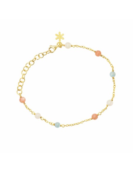 SUSANNE FRIIS BJØRNER | Armbånd i forgyldt sølv med pastelfarver