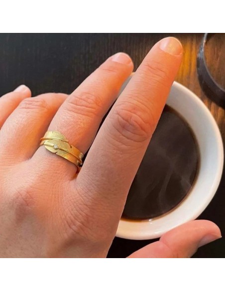 HEIRING | FJER RING LILLE MED BRILLANT 14 KT GULD HEIRING | FJER RING LILLE MED BRILLANT 14 KT GULD