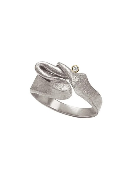 HEIRING | MILLE RING NO. 4 MED BRILLANT RHODINERET HEIRING | MILLE RING NO. 4 MED BRILLANT RHODINERET