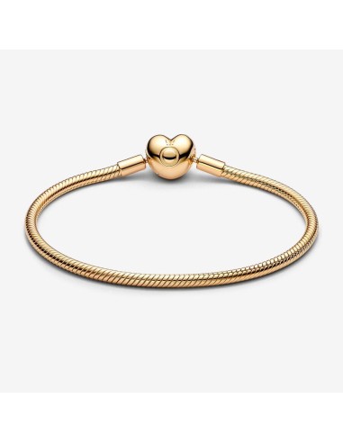 PANDORA Moments Slangekædearmbånd med Hjertelås | Tilføj Personlig Stil