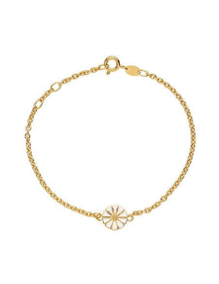Lund Copenhagen | Marguerit Armbånd 9mm Sølv Forgyldt