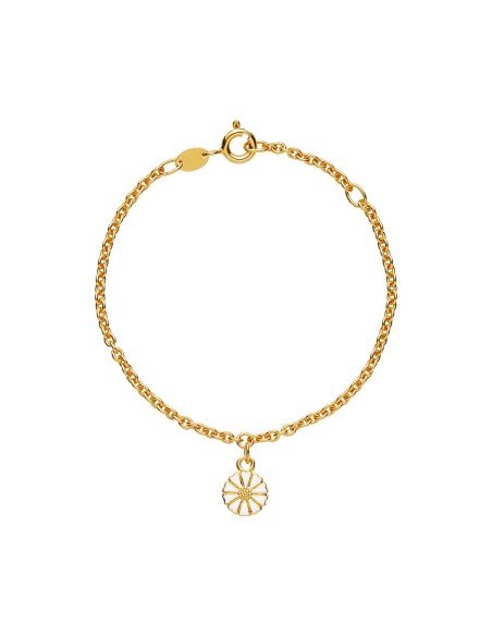 Lund Copenhagen | Marguerit Armbånd 7,5mm Sølv Forgyldt