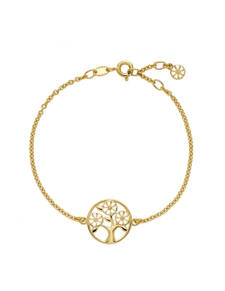 Lund Copenhagen |Marguerit Armbånd Livets Træ Sølv Forgyldt