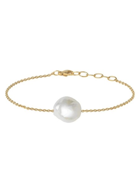 HEIRING | BAROQUE PERLE ARMBÅND FORGYLDT