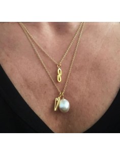 HEIRING | BAROQUE PERLE VEDHÆNG FORGYLDT 2