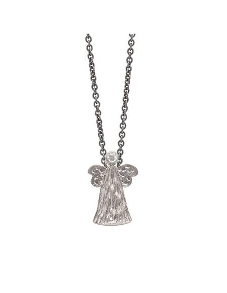 HEIRING | SKYTSENGEL STOR VEDHÆNG RHODINERET HEIRING | SKYTSENGEL STOR VEDHÆNG RHODINERET