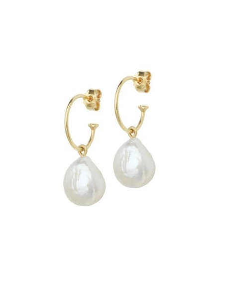 HEIRING | CREOL MED BAROQUE PERLER I 14KT GULD