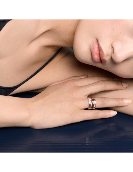 GEORG JENSEN | FUSION CENTERRING RØD GEORG JENSEN | FUSION CENTERRING RØD