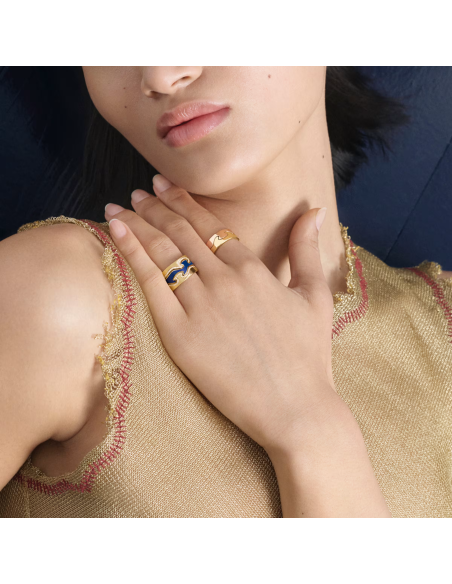 GEORG JENSEN | FUSION CENTERRING BLÅ GEORG JENSEN | FUSION CENTERRING BLÅ