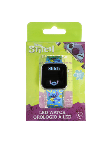 STØVRING | Disney Lilo & Stitch blå LED ur