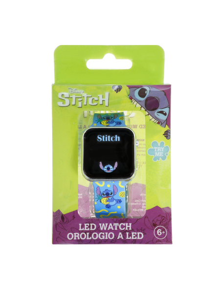 STØVRING | Disney Lilo & Stitch blå LED ur