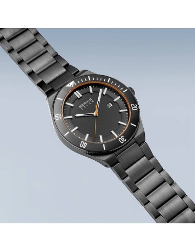 BERING | Solar | poleret/børstet grå