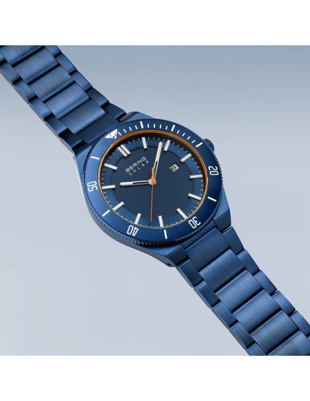 BERING | Solar | poleret/børstet blå BERING | Solar | poleret/børstet blå