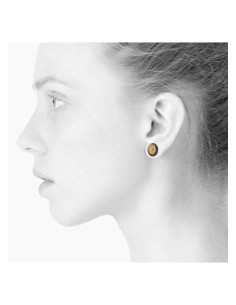 Scherning | Splash Black/Goldplated Ørestikker 2