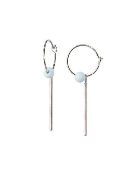 Scherning | Aura Cloud/Silver Øreringe