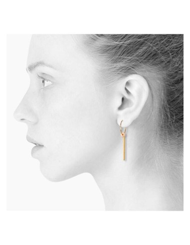 Scherning | Aura Nude/Goldplated Øreringe