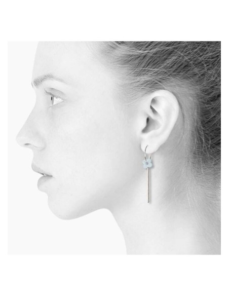 Scherning | Aura Cloud/Silver Øreringe