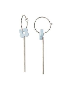 Scherning | Aura Cloud/Silver Øreringe