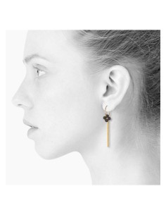 Scherning | Aura Black/Goldplated Øreringe 2
